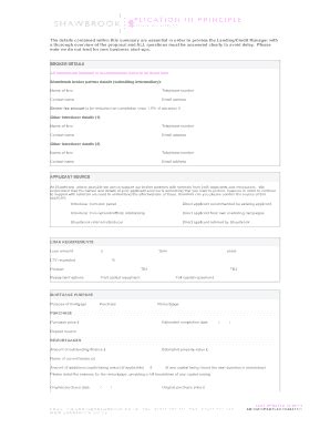 Fillable Online Complete Fs Co Shawbrook Trading Business AIP Form