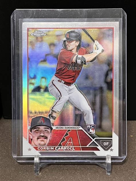 Letao Topps Chrome Corbin Carroll Refractor