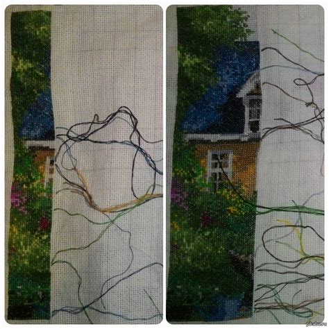 Вышивание крестиком подобно загрузке картинки через dial up подключение ...