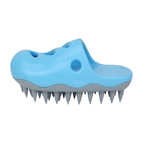 Rubber Brush Dog for Short Haired Dogs - Soft & Gentle Deshedding Brush