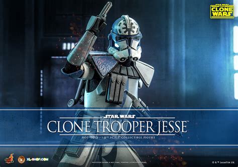 Hot Toys TMS Star Wars The Clone Wars Th Scale Clone Trooper Jess Collectible Figure