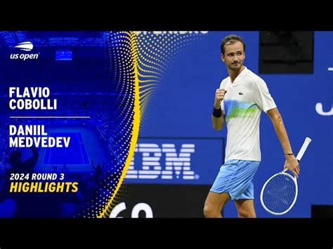 Highlights From Medvedev Vs Cobolli In The Rd Round Of The Us Open