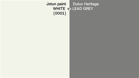 Jotun Paint White Vs Dulux Heritage Lead Grey Side By Side