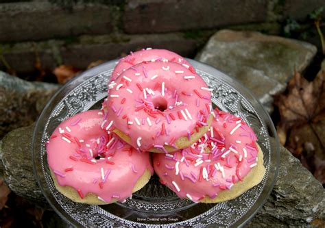 Home Cooking With Sonya Strawberry Frosted Baked Donuts