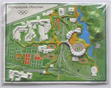 Olympic Games D Modell Munich Olympia Park Munich D