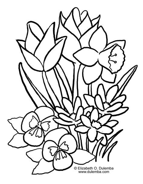 Spring Coloring Pages 2011