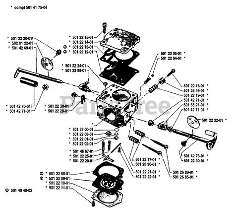 Husqvarna 65 Husqvarna Chainsaw 1984 04 Carburetor Parts Parts Lookup With Diagrams Partstree