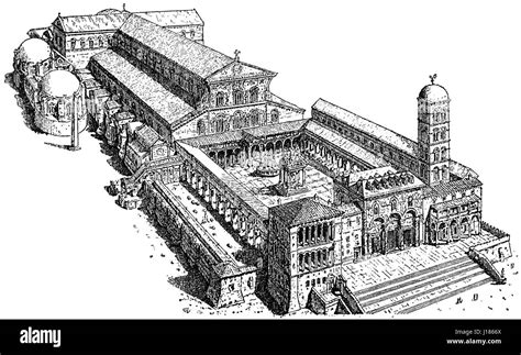 St. Peter Basilica Drawing