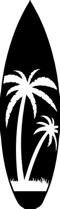 Surfboard Palm Tree Clipart Image Surfing Free Svg File For Members