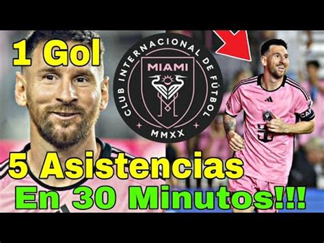 Messi Con Inter De Miami Rompe Todos Los Records Youtube