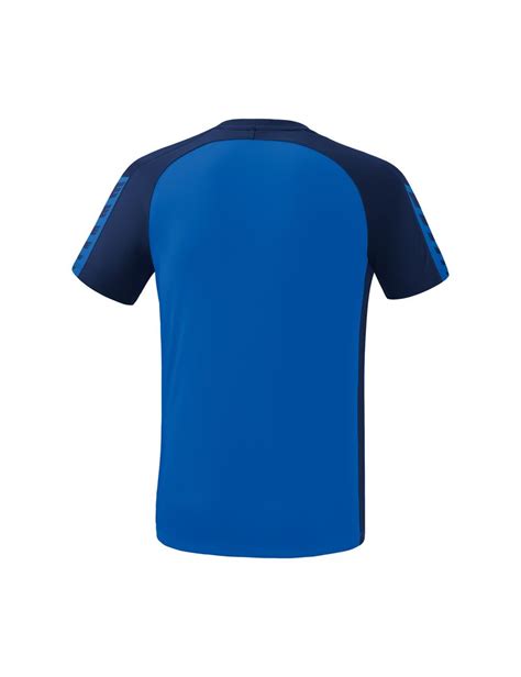 T Shirt Erima Six Wings Blu Teamsports