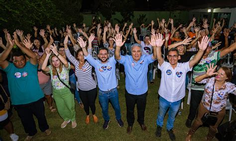 Em Gurupi Laurez participa de reunião Dr Maurício e Rodrigo