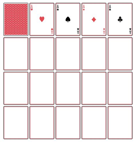 Blank Playing Card Template For Word - 10 Free PDF Printables | Printablee