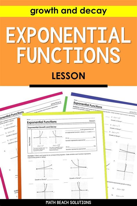 Graphing Exponential Functions Worksheet Algebra 2 Workssheet List