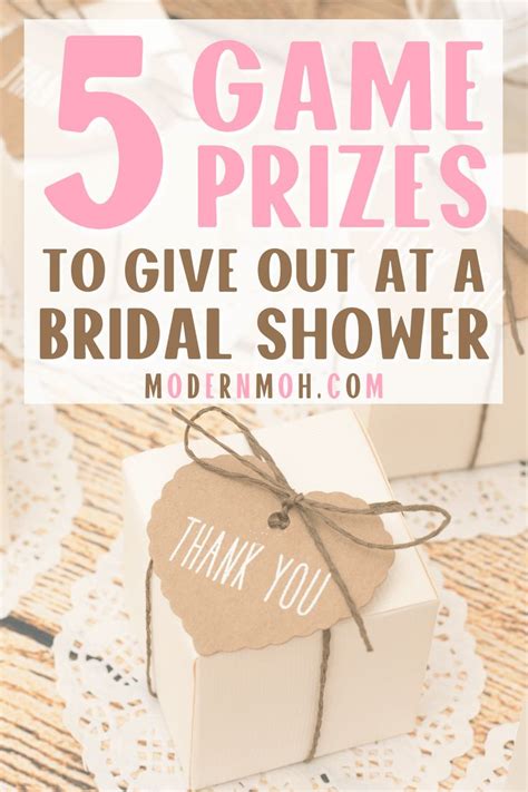 26 Bridal Shower Game Prizes Guests Will Actually Want | Bridal shower ...