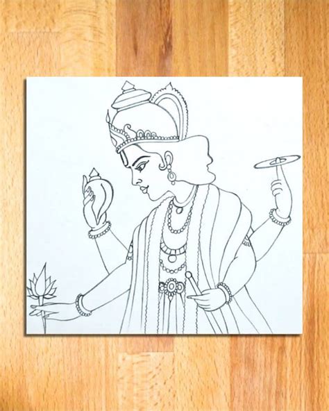 Lord Vishnu Drawing Easy Pencil Drawing Of Lord Vishnu – NBKomputer