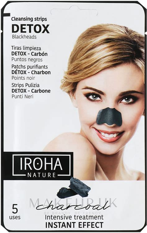 Nose Patches Iroha Nature Detox Cleansing Strips Charcoal Makeup Uk