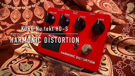 KORG Nu Tekt HD S HARMONIC DISTORTION YouTube