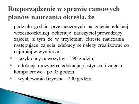 Planowanie Pracy Nauczyciela Edukacji Wczesnoszkolnej Dobr Programu