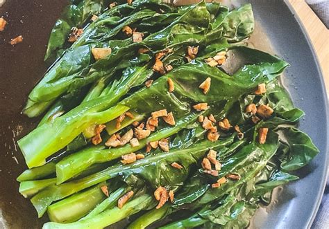 Kailan Chinese Broccoli With Easy Sauce Farah J Eats