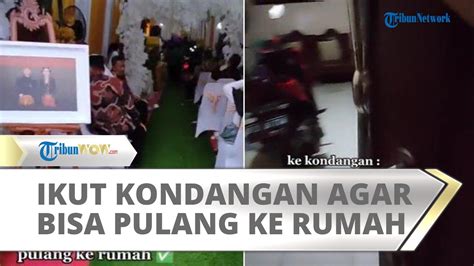 Viral Wanita Tak Bisa Pulang Karena Dipakai Hajatan Tetangganya Harus