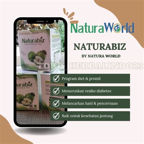 Jual NaturaBiz NATURABIZ Minuman Serbuk Rasa Apel NATURABIZ