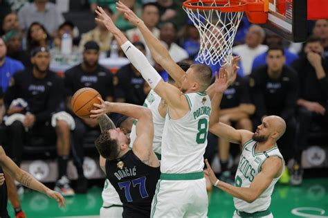 NBA Finals Porzingis Brown Carry Celtics Past Mavericks In Game 1