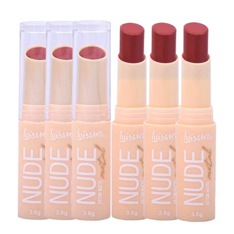 Luisance Batom Matte Nude Metal COR 01 Distribuidora JCF Maquiagem e Cosméticos no Atacado