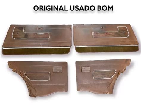 Forro Porta Chevette 78 82 Marrom Original Usado Bom Parcelamento Sem