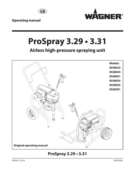 Wagner Paint Sprayer Parts Manual | Reviewmotors.co