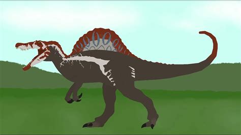 Spinosaurus Jp 3 V2 Stick Nodes Animation Youtube