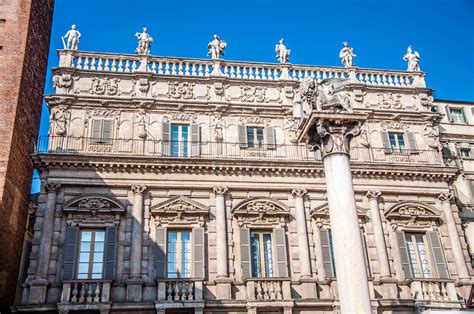 Palazzo Maffei At Piazza Delle Erbe Verona Veneto Italy