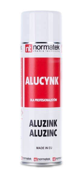 NORMATEK Alucynk EU SREBRNY Ochronny Cynk w sprayu Ochrona przed Rdzą