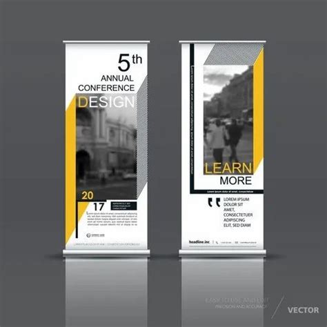 Multicolor Aluminium Roll Up Banner Displays For Promotional Size 2