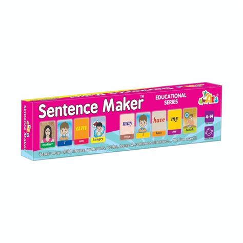 Plastic Sentence Maker Kids Toy Child Age Group 4 14 At Rs 187unit