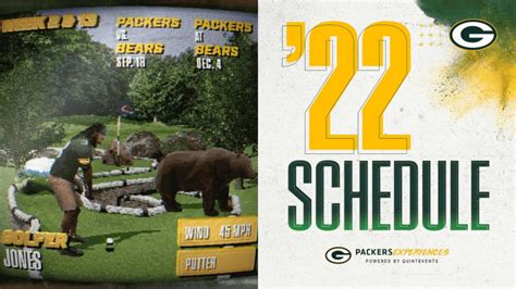 Green Bay Packers 2022 Schedule Reveal | Green & Gold Tee