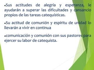 La vocación del catequista PPT