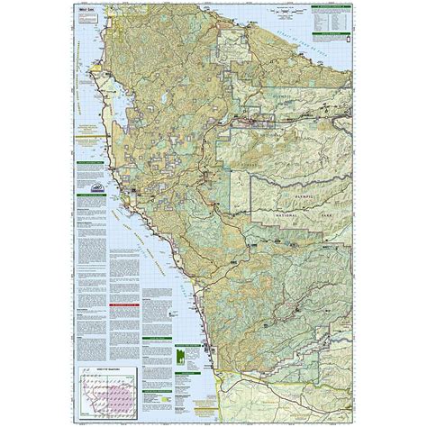 National Geographic Olympic National Park Trails Illustrated