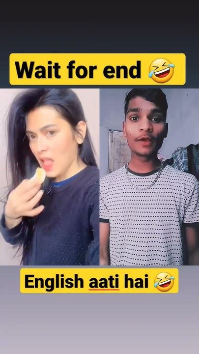 English Aati Hai 🤣 New Comedy Short Video Shorts Short Comedy Cute