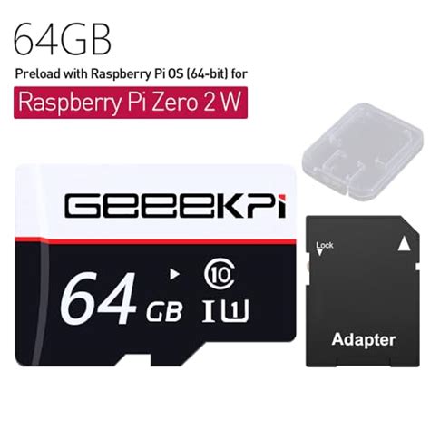 Geeekpi Raspberry Pi Zero W Starter Kit With Rpi Zero W Aluminum