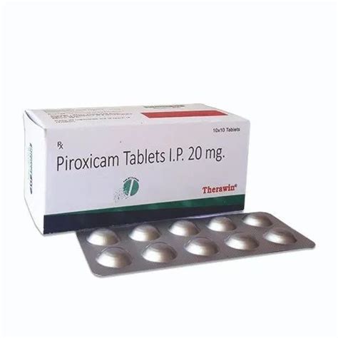 Piroxicam DT 20mg Tablet Therawin Prescription At Rs 1100 Box In Ambala