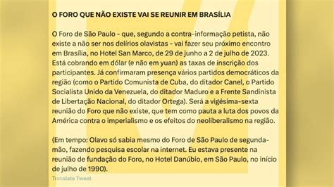 Entenda O Que é E Como Atua O Foro De São Paulo