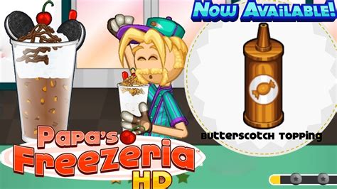 Papa S Freezeria Hd Day New Butterscotch Topping Freeze Putt Mini