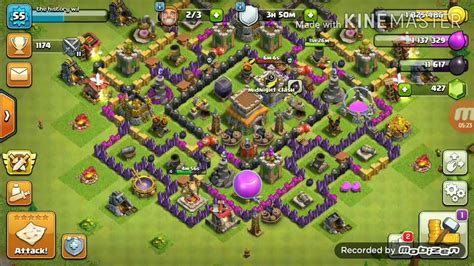 FIRST SINGLEPLAYER BATTLE IN TH8 CLASH OF CLANS YouTube