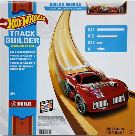 Трек Hot Wheels довжина м Car and mega track У коробці FTL Mattel грн Іграшки