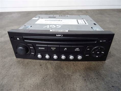 Radio Cd Mp Blaupunkt Rd Citroen C I Hdi D