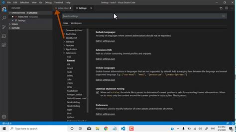 Vs Code Autocomplete Html Tags Not Working Solution Emmet Extentions