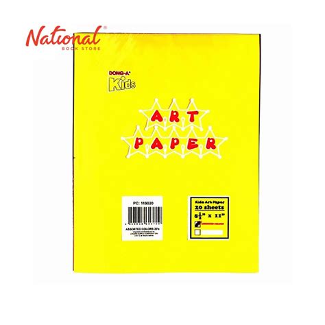 DONG A ART PAPER GLAZED 20S ASSORTED