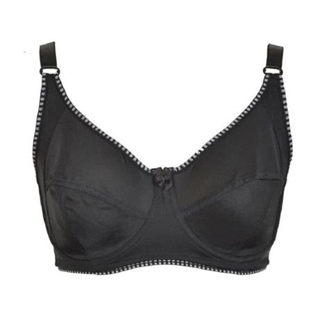 Soutien gorge 105F noir bord damier à armatures lingerie femme grande taille Noir Cdiscount