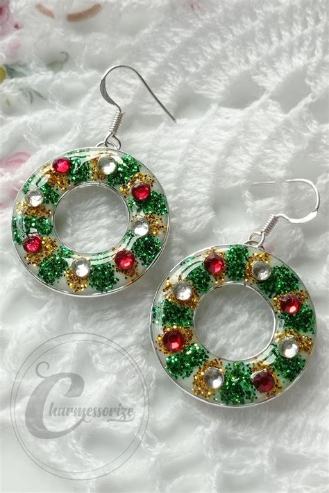 Create Stunning Diy Christmas Uv Resin Earrings Step By Step Tutorial